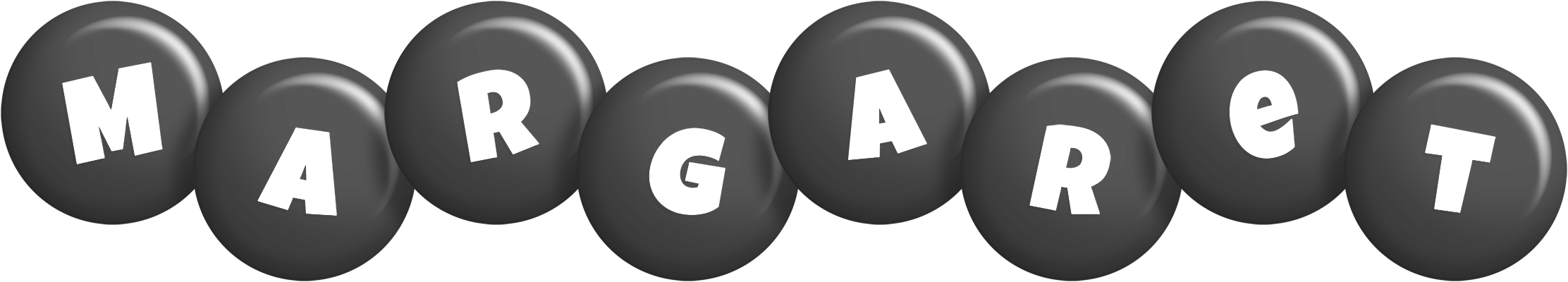 Margaret candy-black logo
