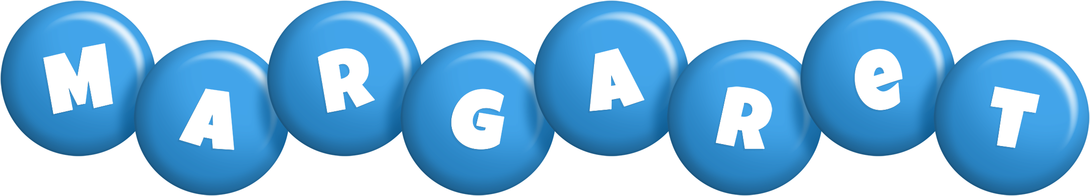 Margaret candy-blue logo