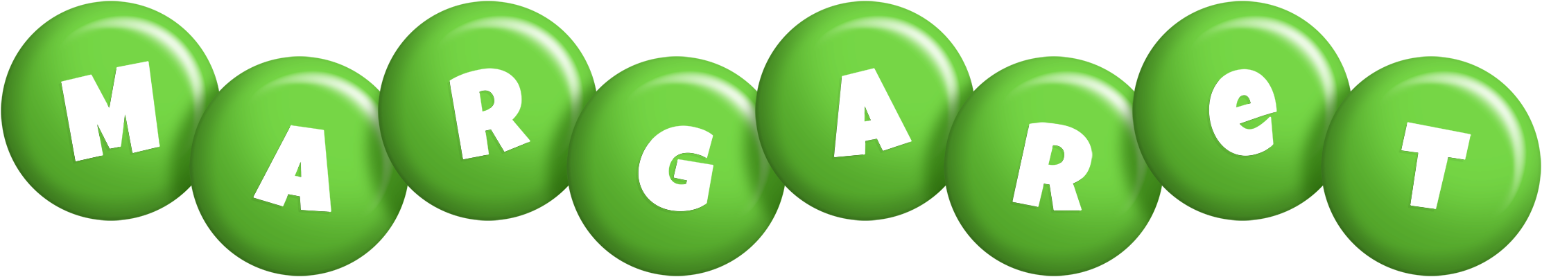 Margaret candy-green logo