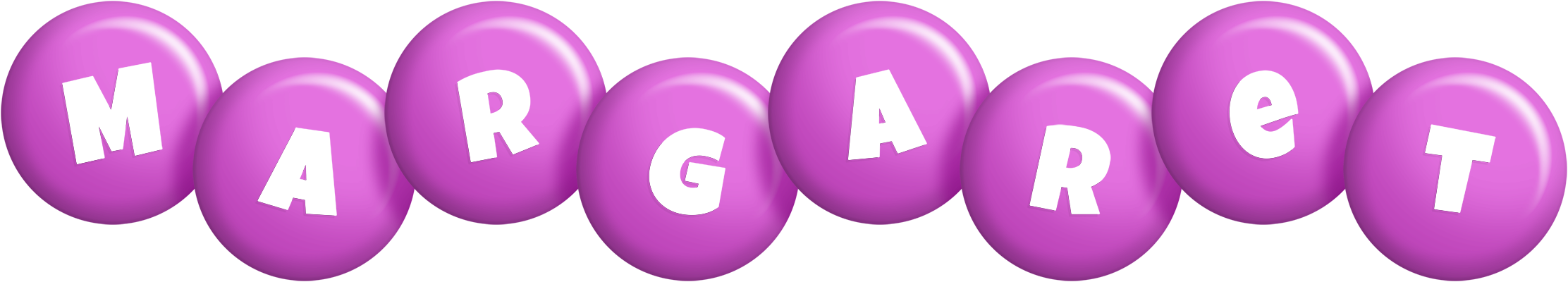 Margaret candy-purple logo