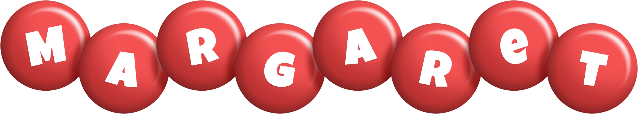 Margaret candy-red logo
