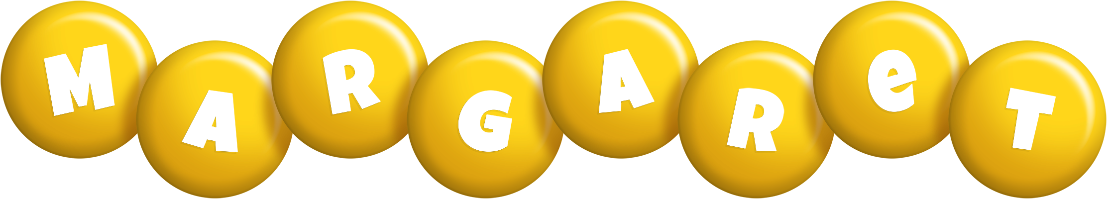 Margaret candy-yellow logo