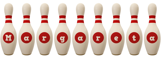 Margareta bowling-pin logo