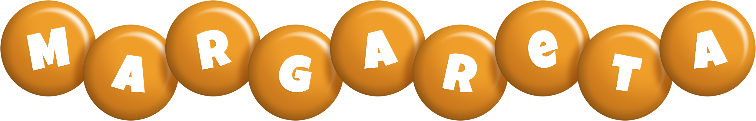 Margareta candy-orange logo
