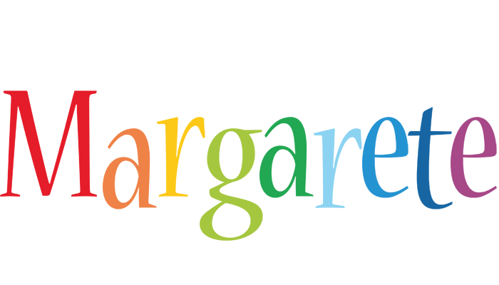 Margarete birthday logo