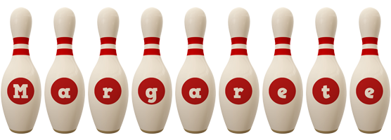 Margarete bowling-pin logo