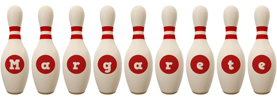 Margarete bowling-pin logo