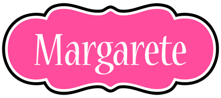 Margarete invitation logo