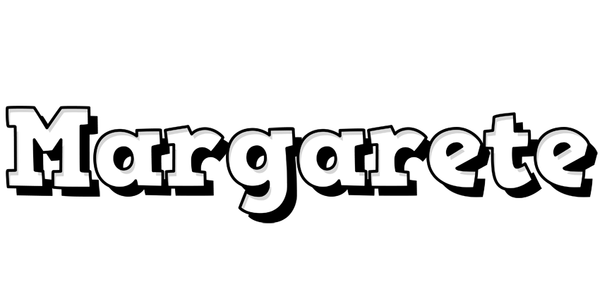 Margarete snowing logo