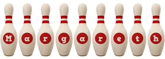 Margareth bowling-pin logo