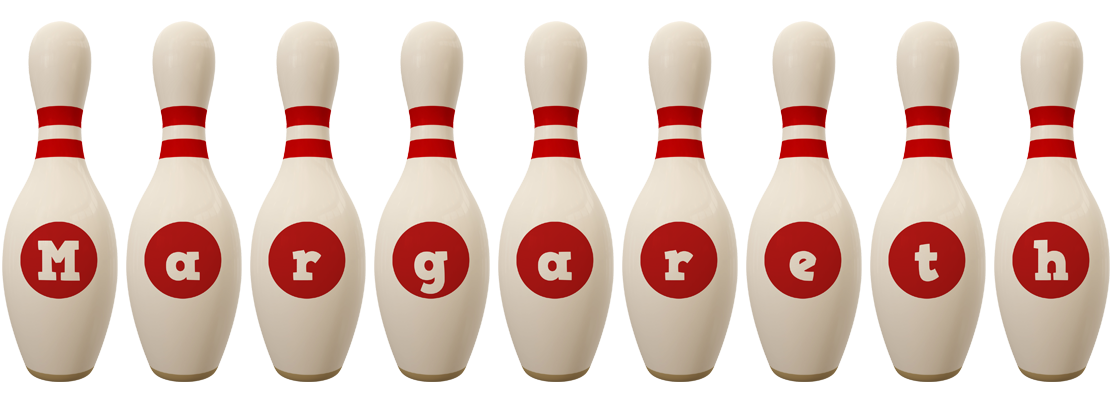 Margareth bowling-pin logo