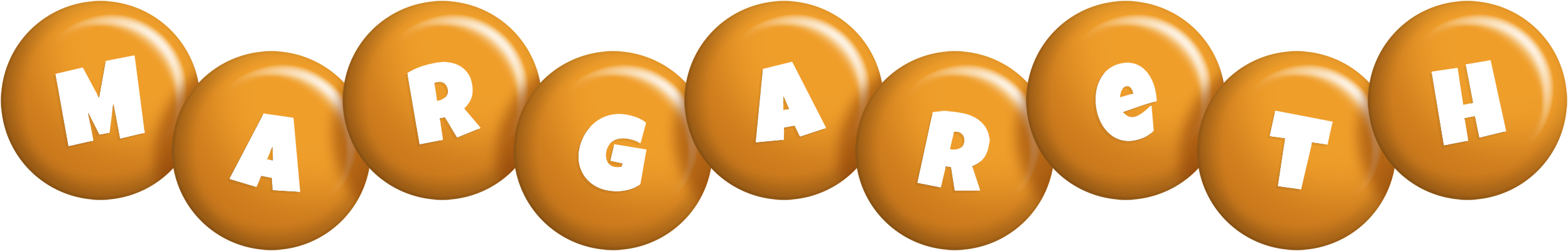 Margareth candy-orange logo