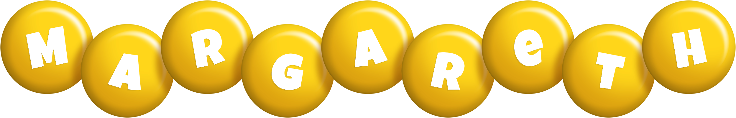 Margareth candy-yellow logo