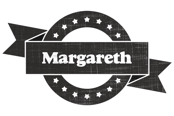 Margareth grunge logo