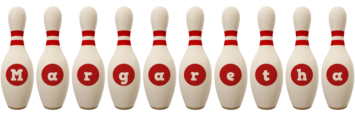 Margaretha bowling-pin logo