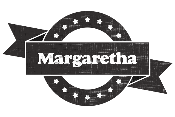 Margaretha grunge logo