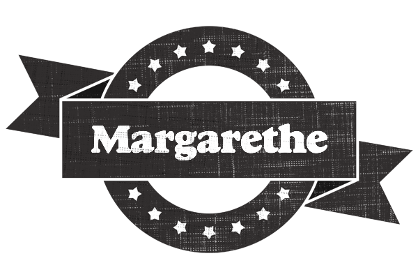 Margarethe grunge logo