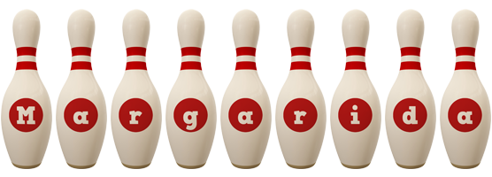 Margarida bowling-pin logo