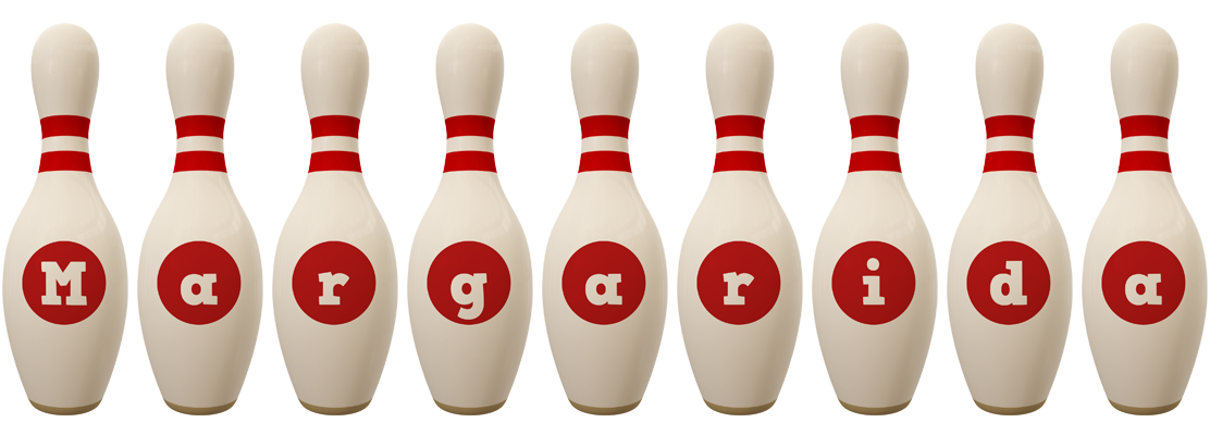Margarida bowling-pin logo