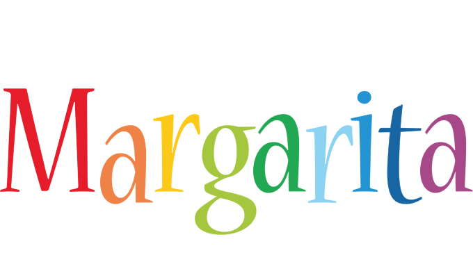 Margarita birthday logo
