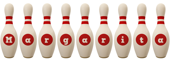 Margarita bowling-pin logo