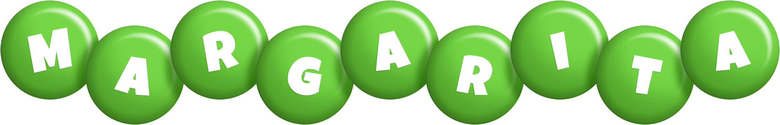 Margarita candy-green logo