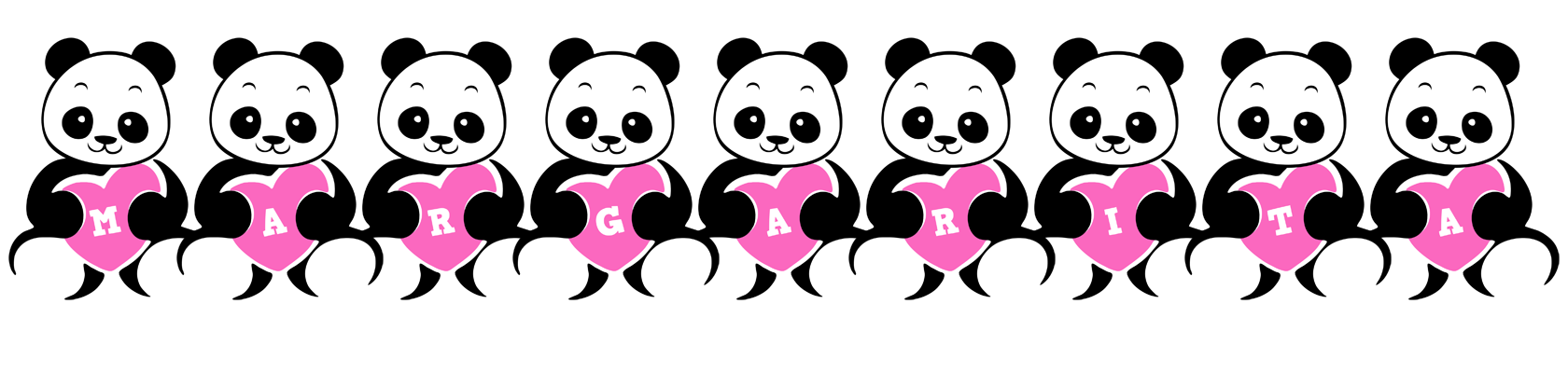 Margarita love-panda logo