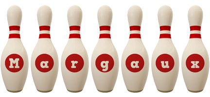 Margaux bowling-pin logo