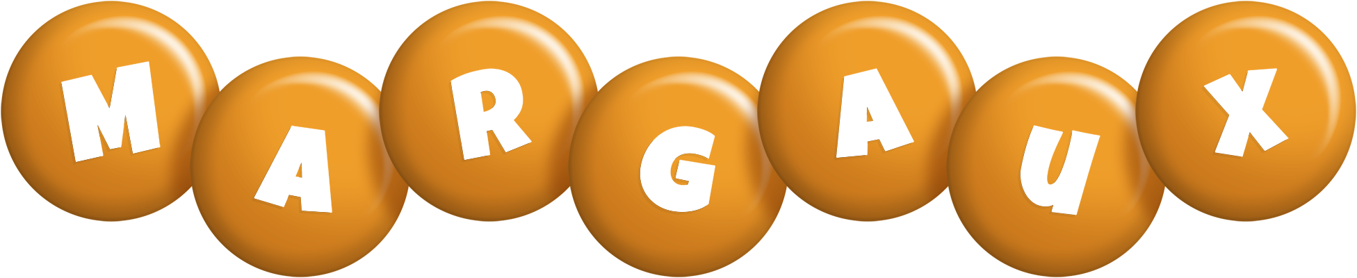 Margaux candy-orange logo