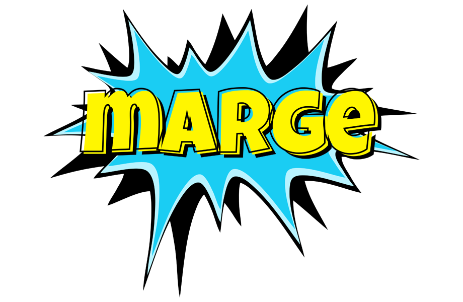Marge amazing logo