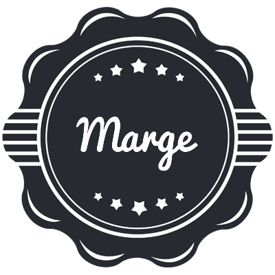 Marge badge logo