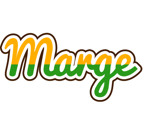 Marge banana logo