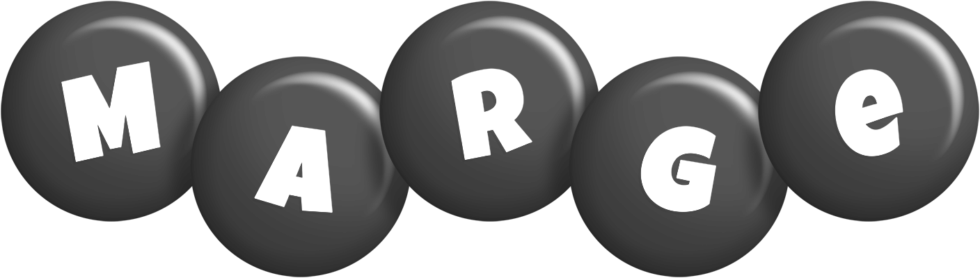 Marge candy-black logo