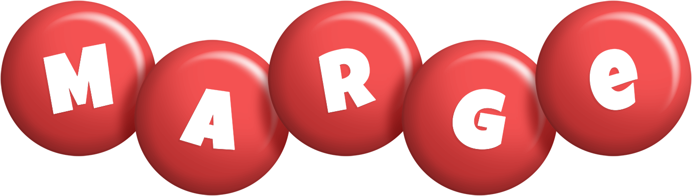 Marge candy-red logo