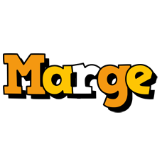 Marge cartoon logo