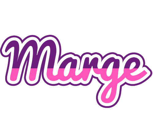 Marge cheerful logo