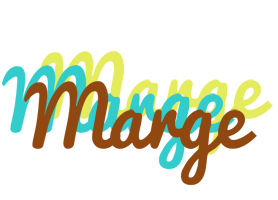 Marge cupcake logo