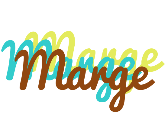 Marge cupcake logo