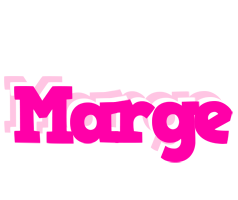 Marge dancing logo