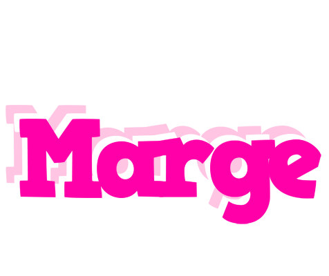 Marge dancing logo