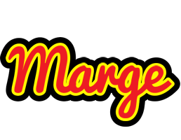 Marge fireman logo