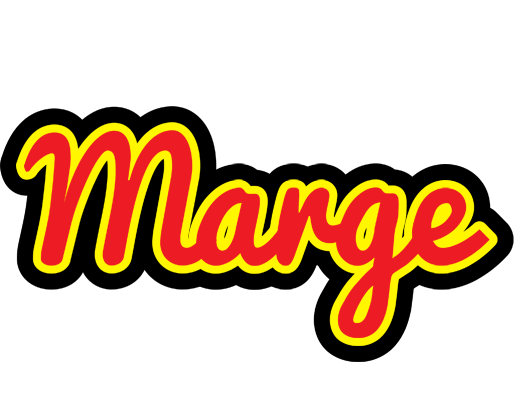 Marge fireman logo