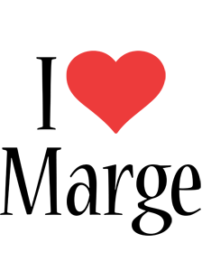 Marge i-love logo