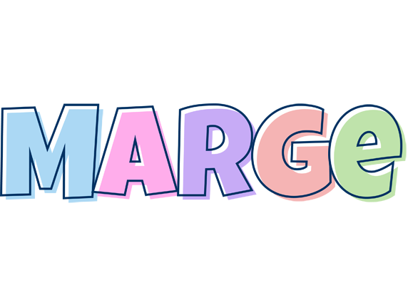Marge pastel logo
