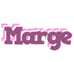 Marge relaxing logo