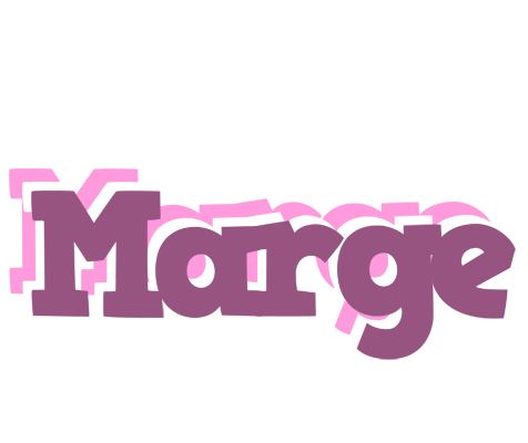 Marge relaxing logo