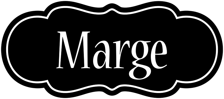 Marge welcome logo