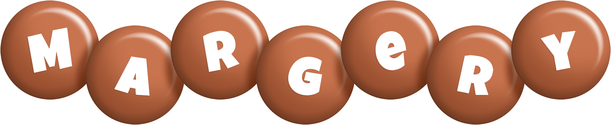 Margery candy-brown logo