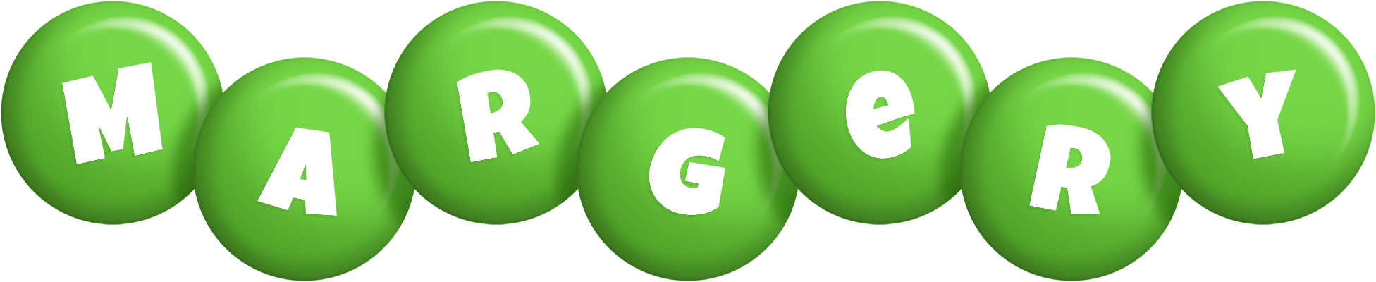 Margery candy-green logo
