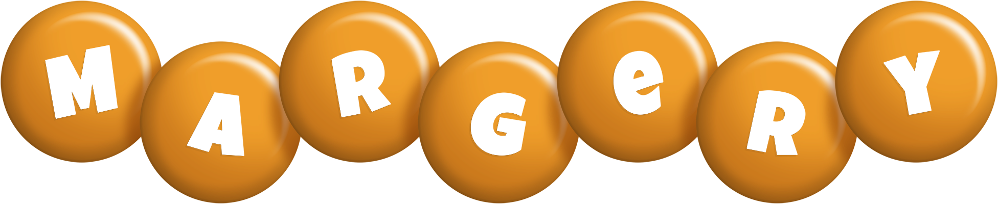 Margery candy-orange logo
